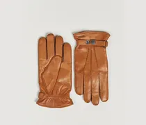 Jake Wool Lined Buckle Glove Cognac
