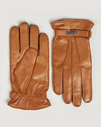 Hestra Jake Woll Lined Buckle Glove Cognac Orange