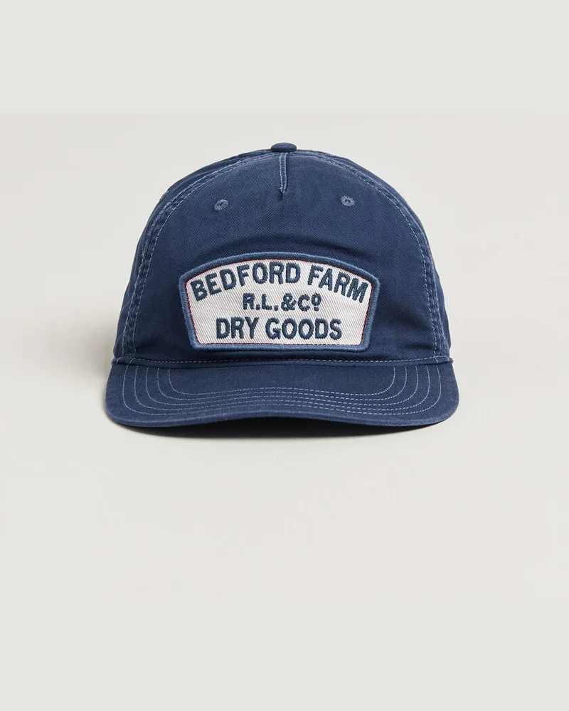 Ralph Lauren Cotton Cap Dark Cobalt Blau