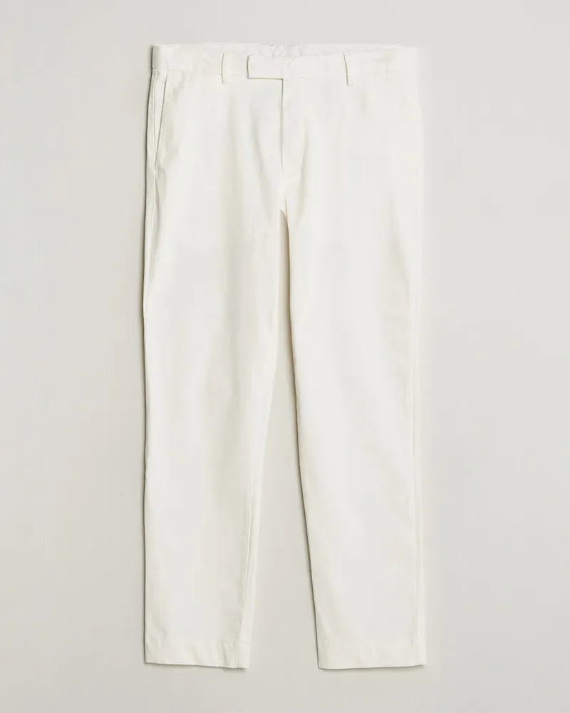 Ralph Lauren Jarrett Satin Chinos Deckwash White Weiß