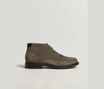 St Fairkon Suede Chukka Boot Dark Taupe