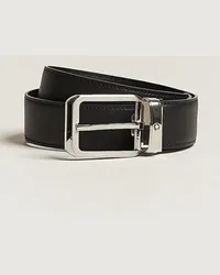 Montblanc Black 35 mm Leder belt Black Schwarz