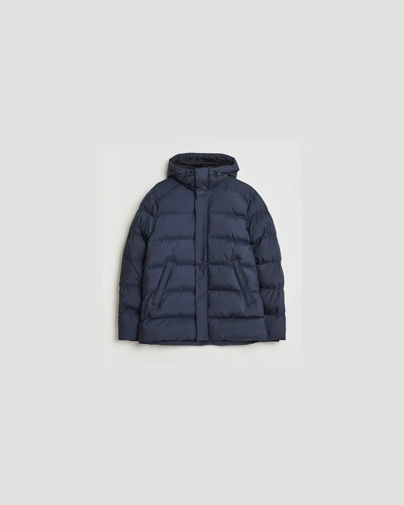 J.Lindeberg Padded Hooded Jacket Navy Blau