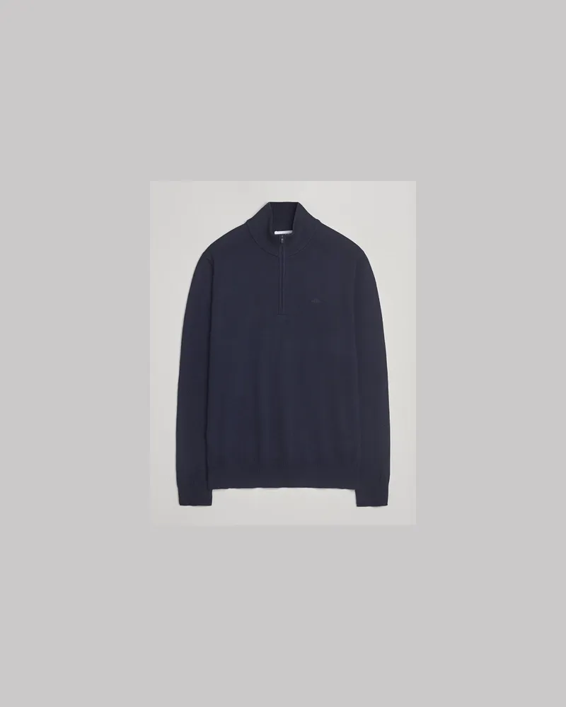 J.Lindeberg Kiyan Merino Half Zip Navy Blau