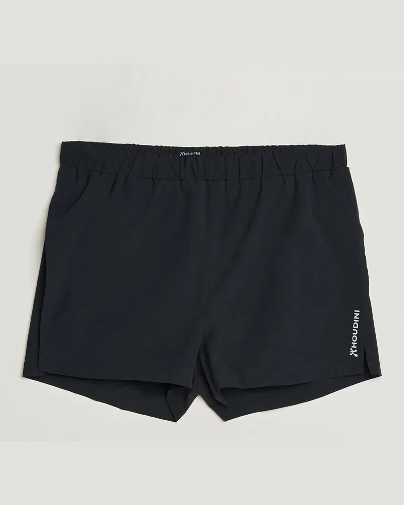 Houdini Pace Split Shorts True Black Schwarz