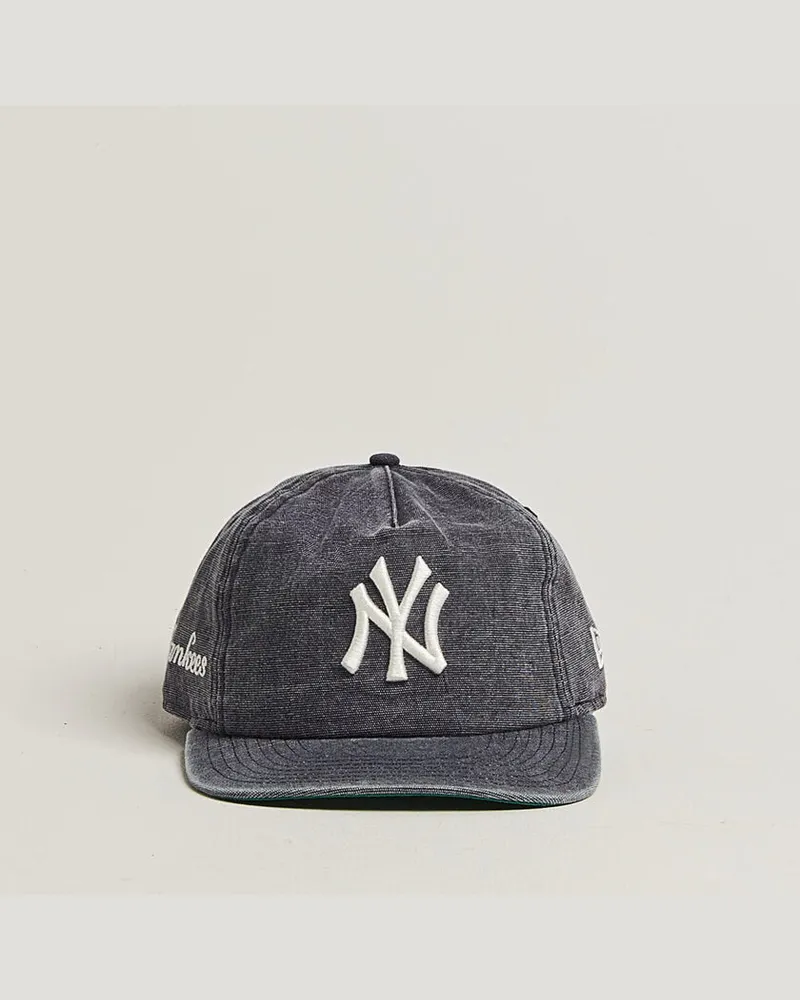 New Era 9Twenty Washed Cotton Cap Navy New York Yankees Blau