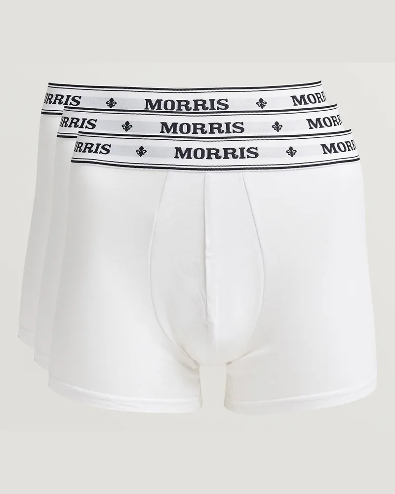 Morris Boxer Brief 3-Pack White Weiß