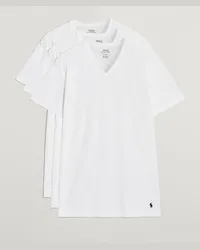 Ralph Lauren 3-Pack V Neck T-Shirt White Weiß