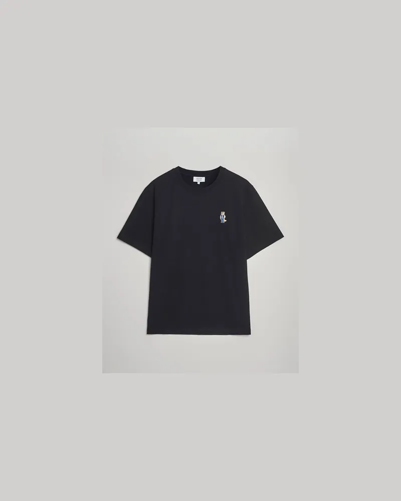 Kitsuné Dressed Fox T-Shirt Black Schwarz