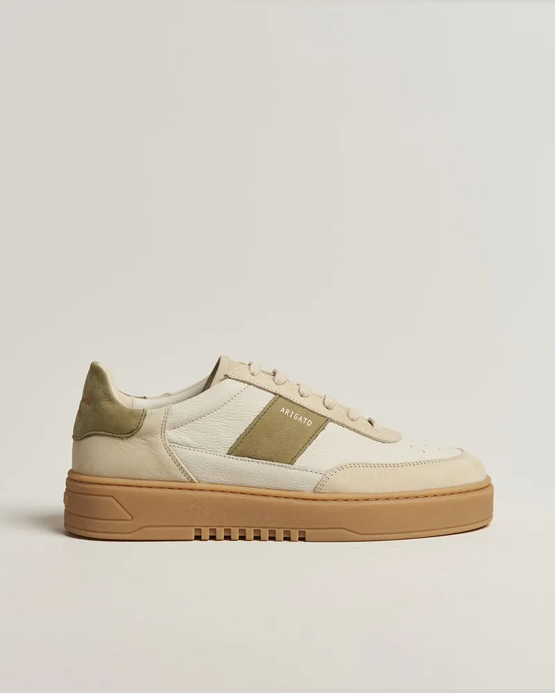 Axel Arigato Orbit Vintage Sneaker Off White/Green Weiß
