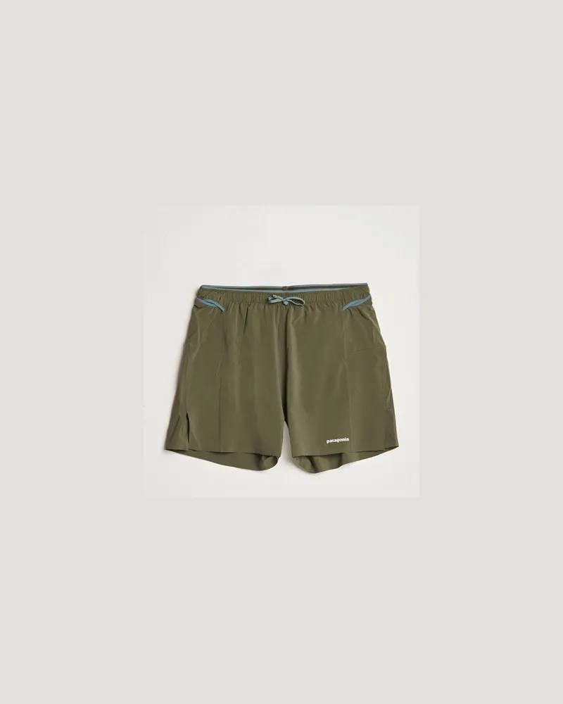 Patagonia Strider Pro Shorts 5inch Pine Needle Green Grün