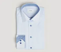 Slim Fit Signature Twill Contrast Shirt Light Blue