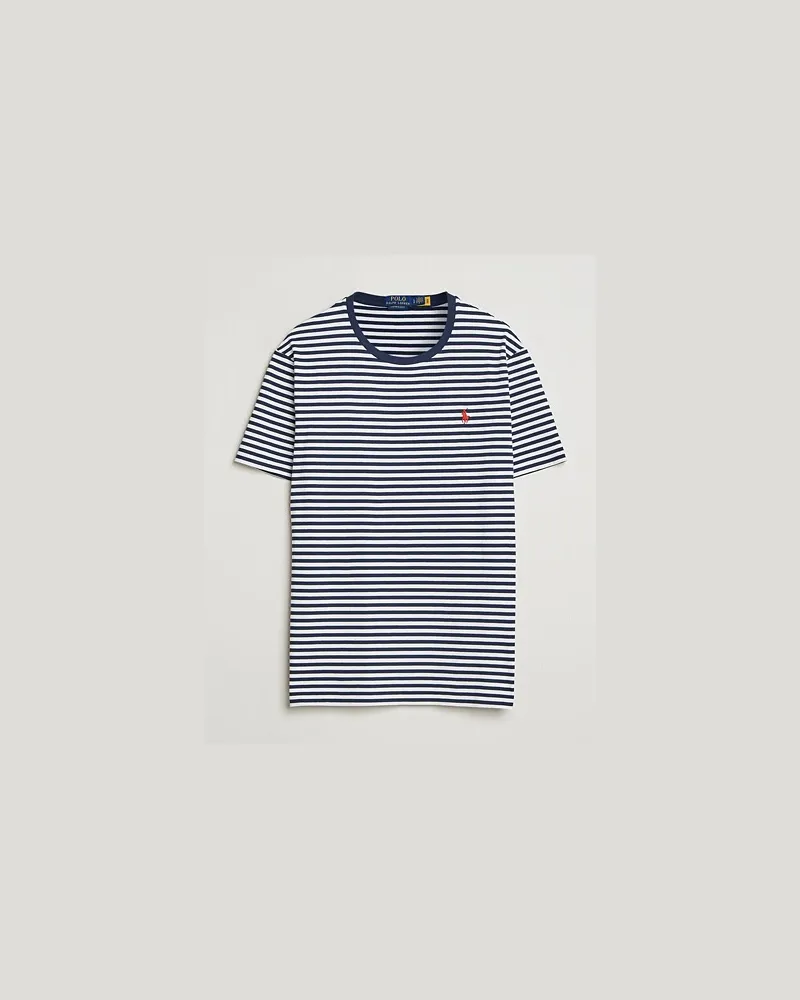 Ralph Lauren Crew Neck Striped T-Shirt Newport Navy/White Blau