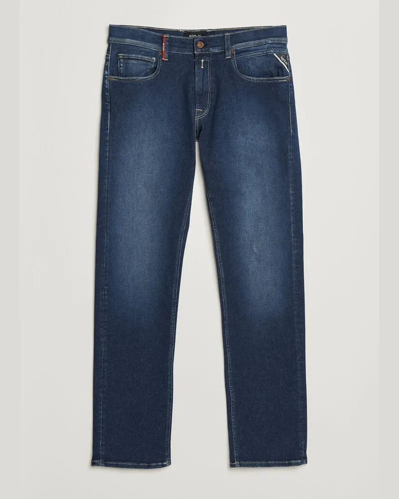 Replay Grover Hyperflex Jeans Dark Blue Blau