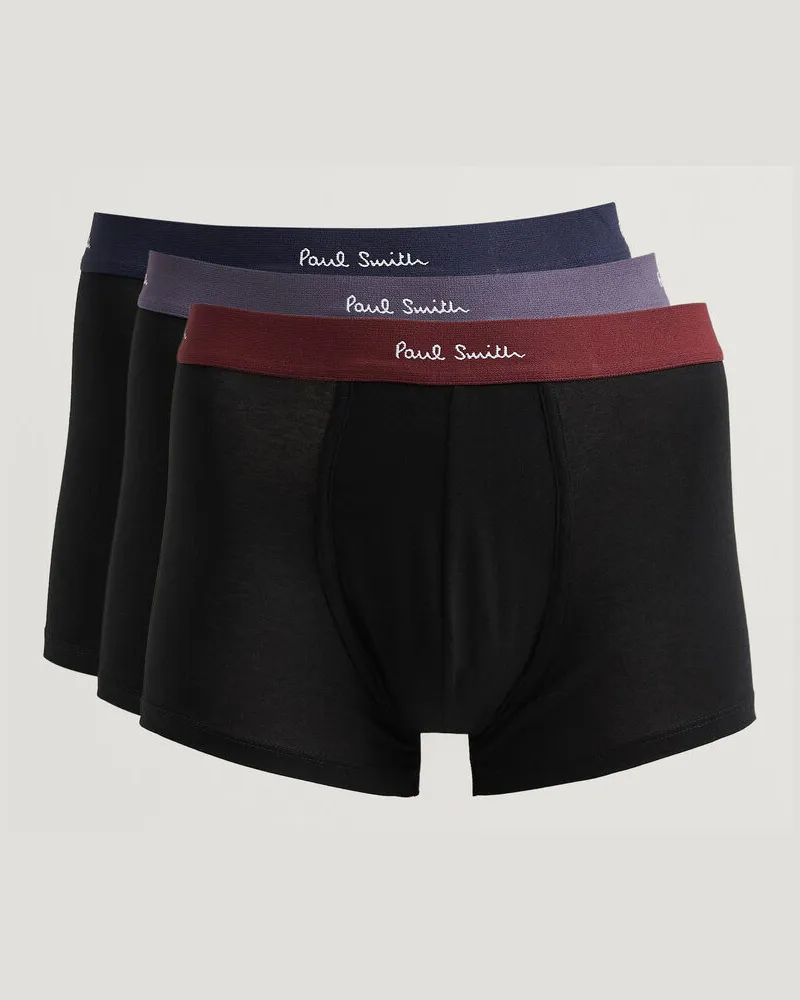 Paul Smith 3-Pack Trunk Black Schwarz
