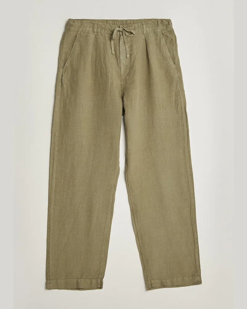Ralph Lauren Easy Fit Pleated Trousers Sage Green Grün