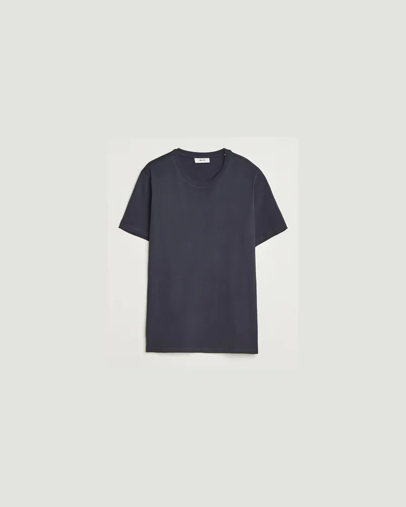 NN 07 NN07 Percy Crew Neck T-Shirt Deep Navy Blau
