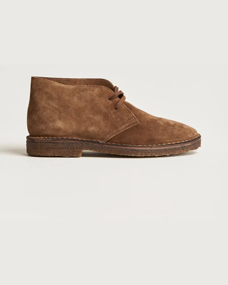 Drake's Clifford Suede Desert Boots Light Brown Braun