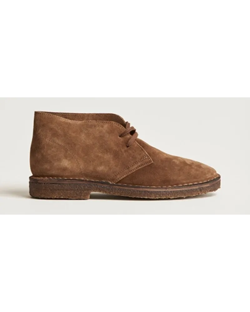 Drake's Clifford Suede Desert Boots Light Brown Braun