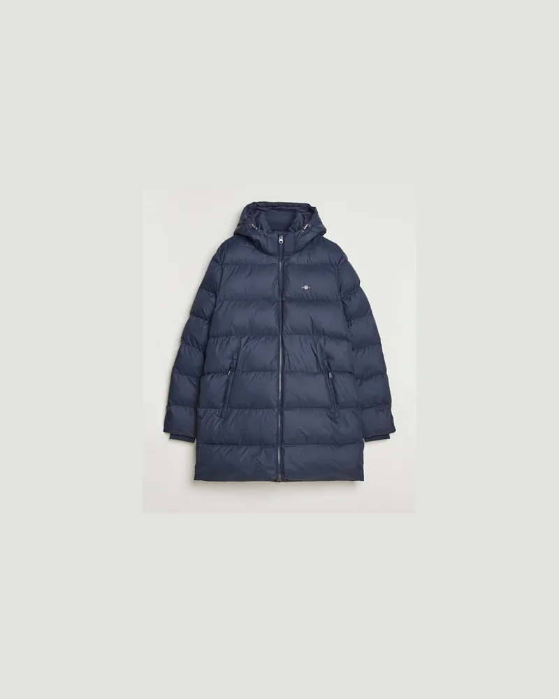 Gant The Active Cloud Mid Length Jacket Evening Blue Blau