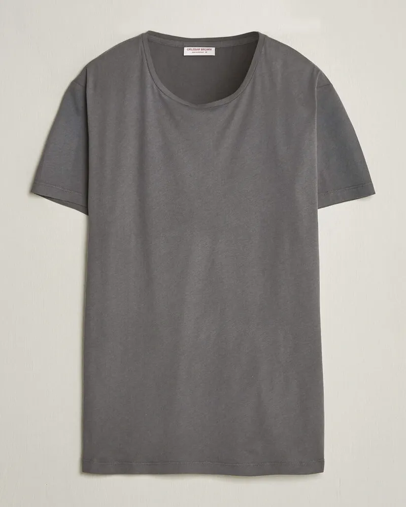 Orlebar Brown OB Crew T-Shirt Elephant Grey Grau