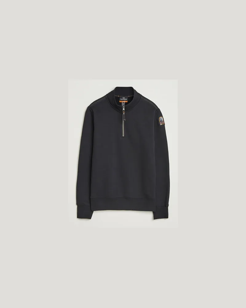 Parajumpers Broad Peak Super Easy Half Zip Sweatshirt Black Schwarz