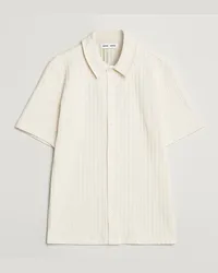 Samsøe & Samsøe Sakvistbro Structured Kurzarm Shirt Clear Cream Weiß