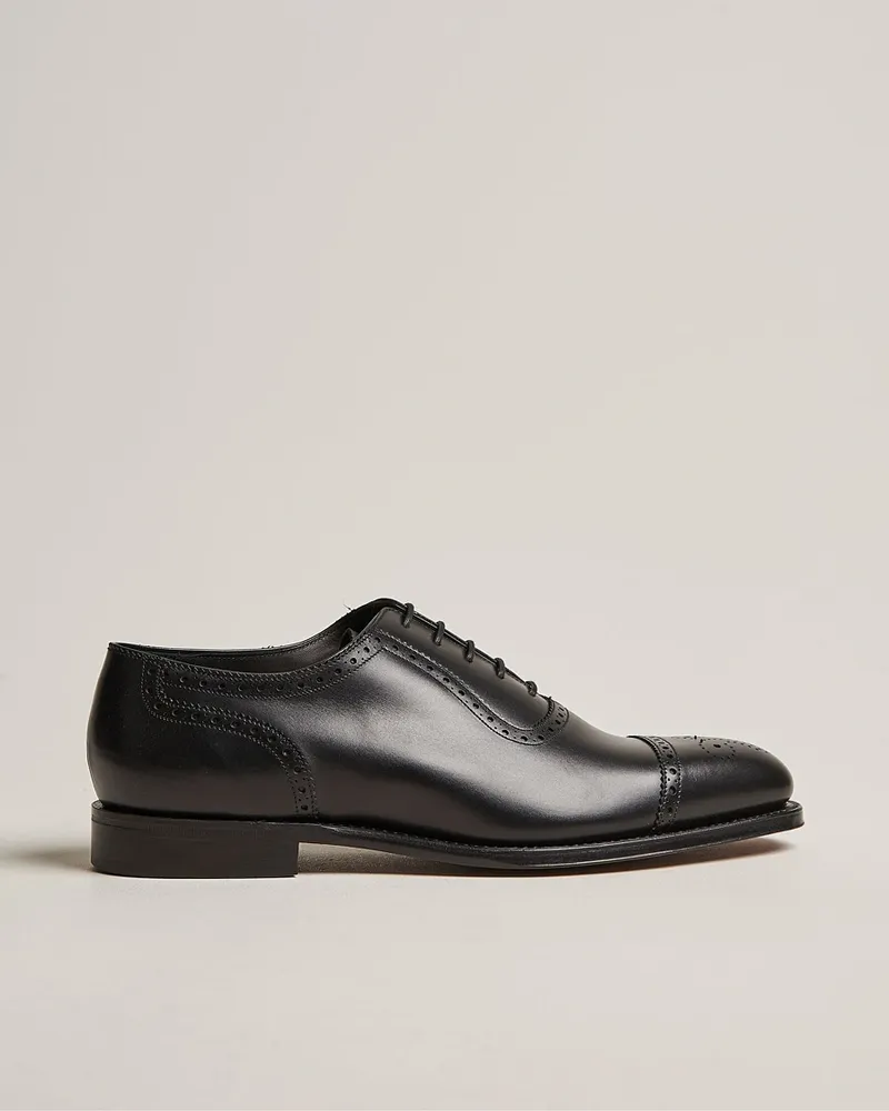 Loake 1880 Strand Brogue Black Calf Schwarz