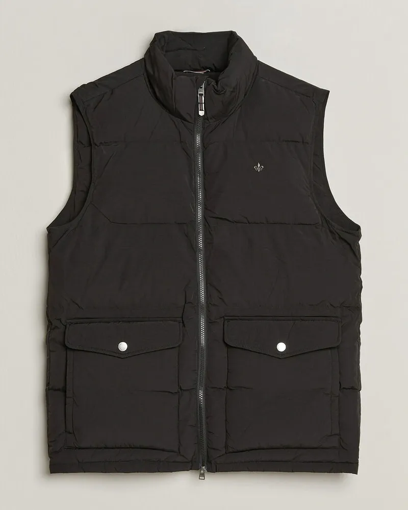 Morris Lennox Puffer Vest Black Schwarz