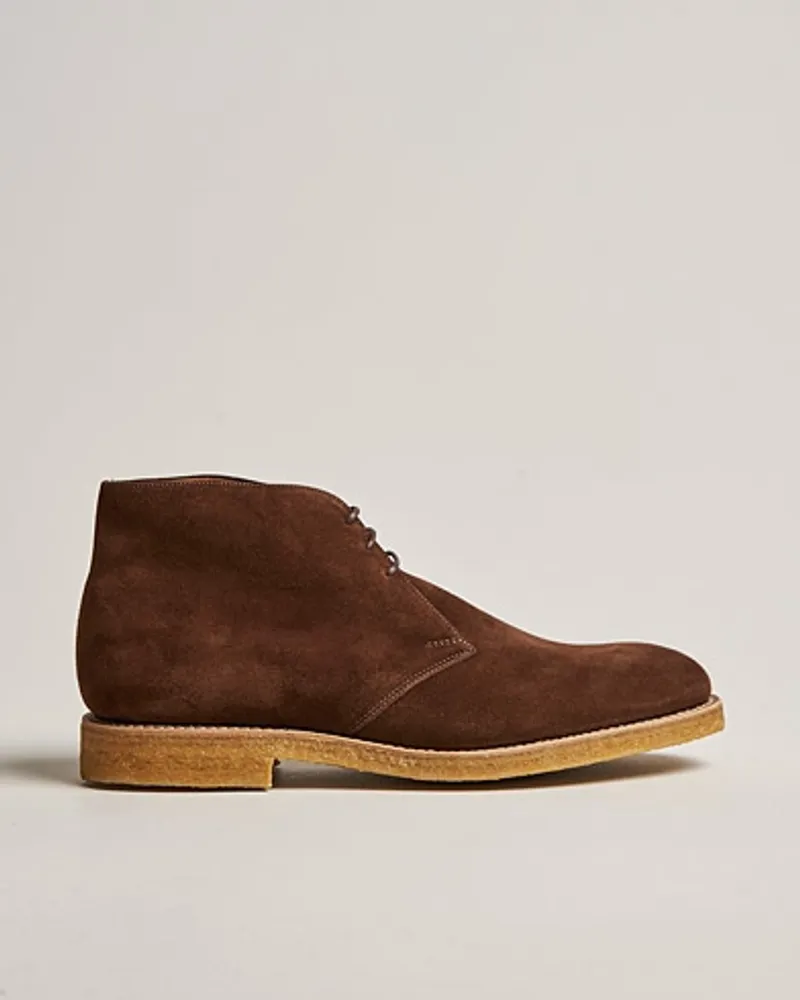 Loake 1880 Rivington Suede Crepe Sole Chukka Brown Braun