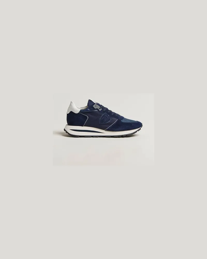 Philippe Model Tropez Haute Running Sneakers Navy Blau