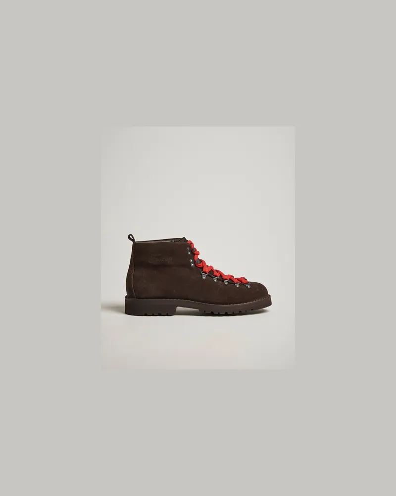 Fracap M120 Suede Boot Dark Brown Braun