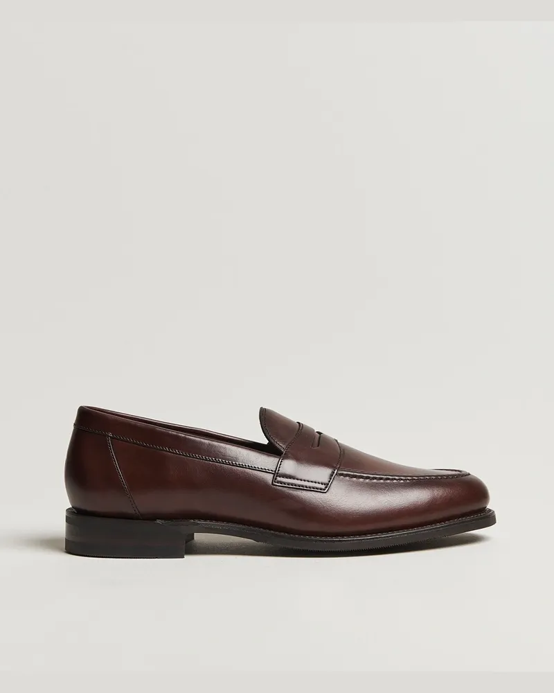 Loake 1880 Imperial Penny Loafer Dark Brown Braun