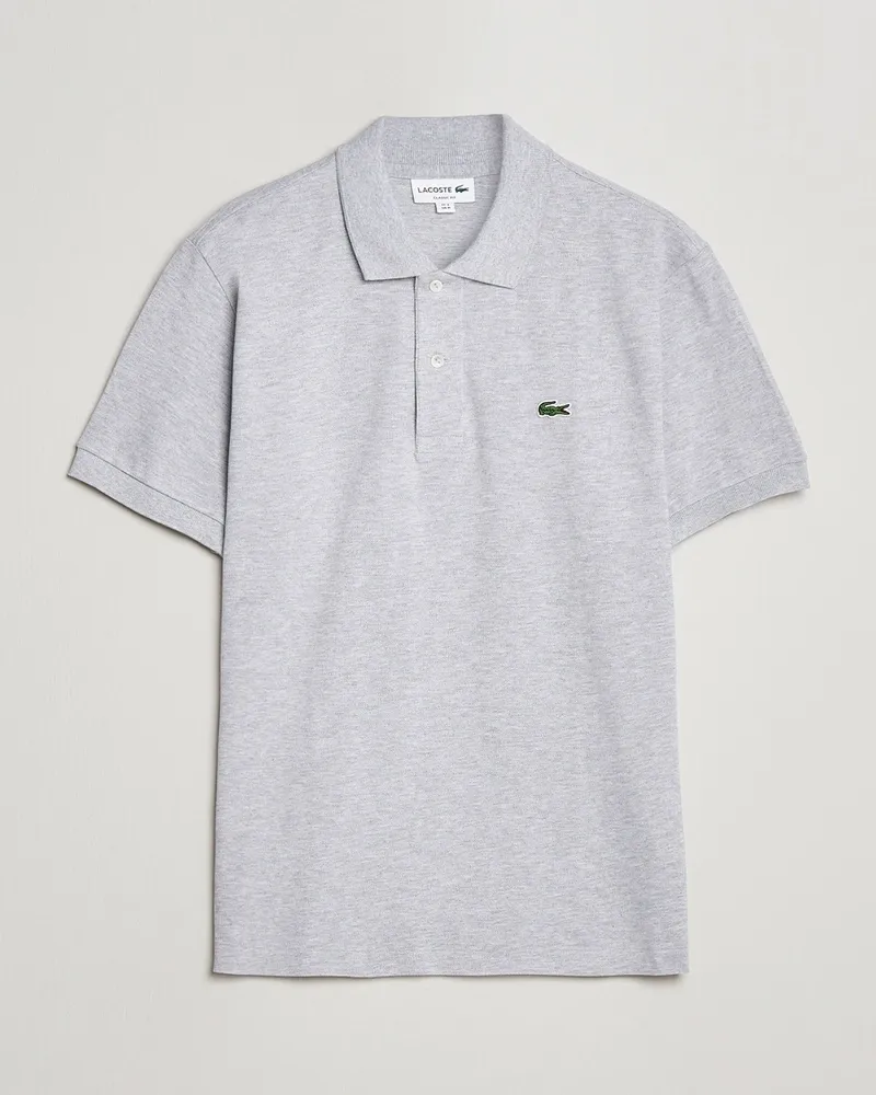 Lacoste Original Polo Piké Silver Chine Grau
