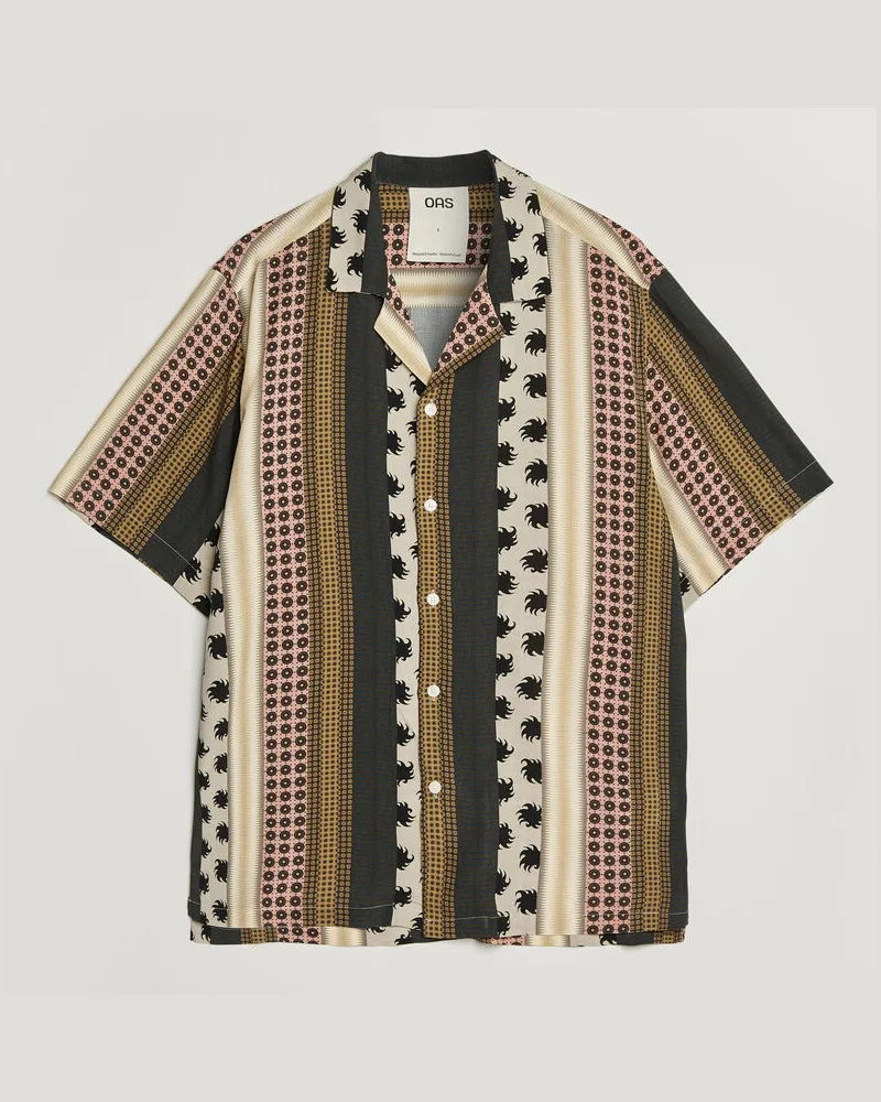 OAS Mixset Rocco Printed Cuba Short Sleeve Shirt Multi Mehrfarbig