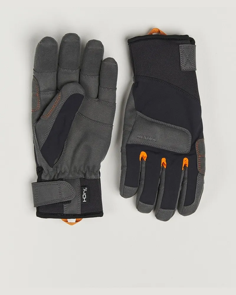 Hestra Ergo Grip Delta Hdry Glove Black/Dark Grey Grau
