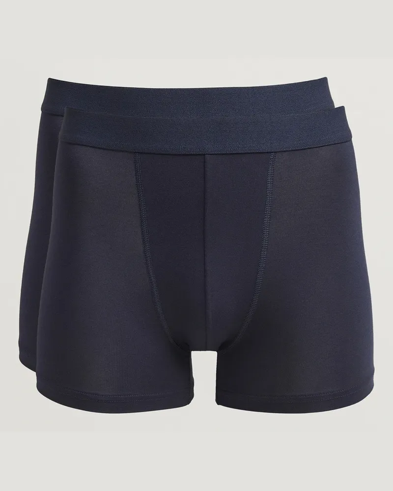 Bread & Boxers 2-Pack Boxer Breif Modal Dark Navy Blau