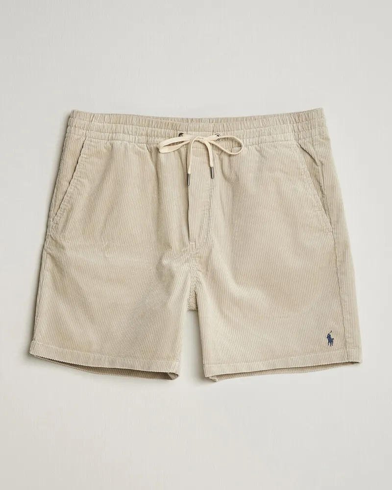 Ralph Lauren Corduroy Shorts Khaki Stone Beige