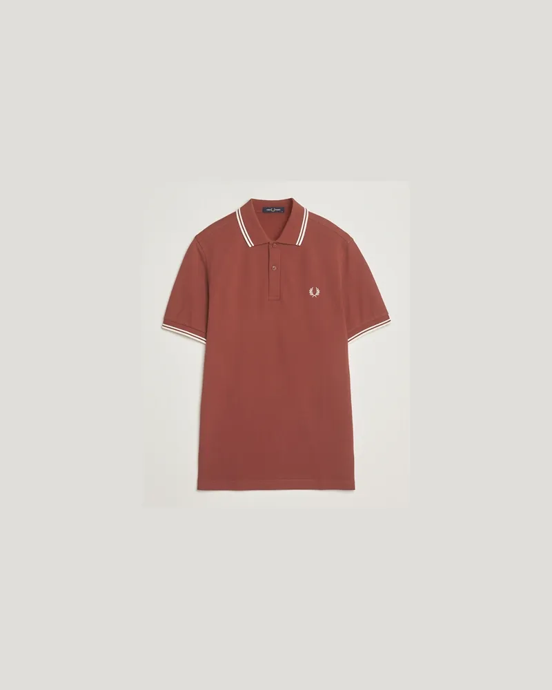 Fred Perry Twin Tipped Fred Perry Shirt Whiskey Brown Braun