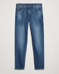 Oscar Jacobson Karl Baumwoll Stretch Jeans Vintage Wash Blau