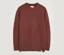Merino/Cashmere Knitted Sweater Dark Brown