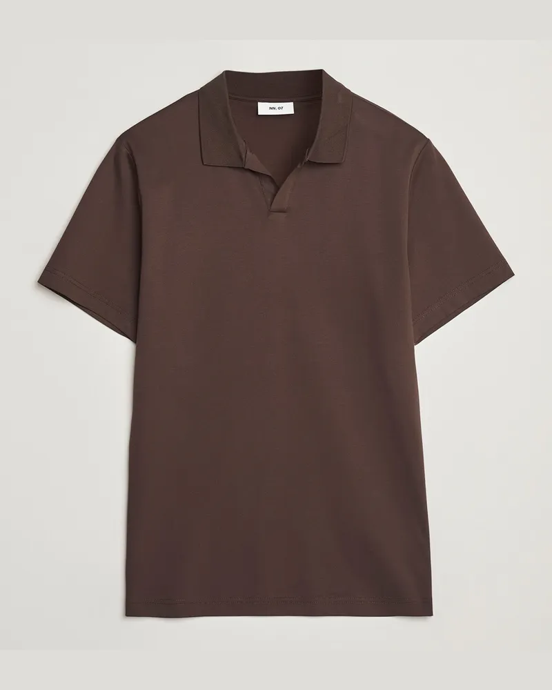 NN 07 Paul Mercerized Polo Demitasse Brown Braun