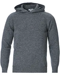 Gran Sasso Woll Hoodie Grey Melange Grau