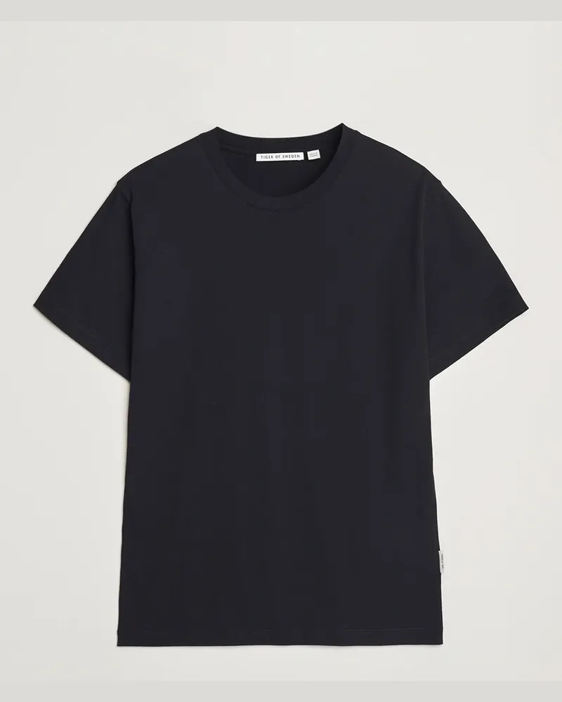 Tiger of Sweden Dillan Crew Neck T-Shirt Black Blau