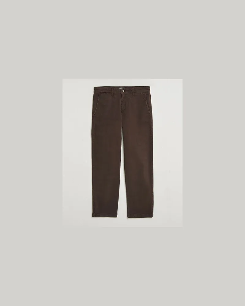 NN 07 Aden Regular Fit Chinos Demitasse Brown Braun