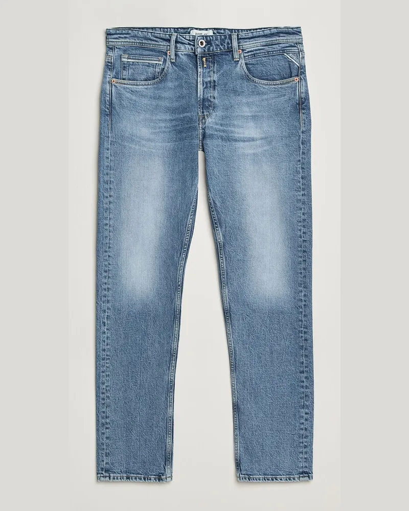 Replay Grover Heritage Original Stretch Jeans Light Blue Blau