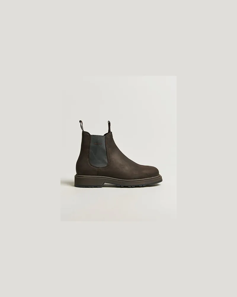 Gant Blisdor Rough Leather Chelsea Boot Dark Brown Braun