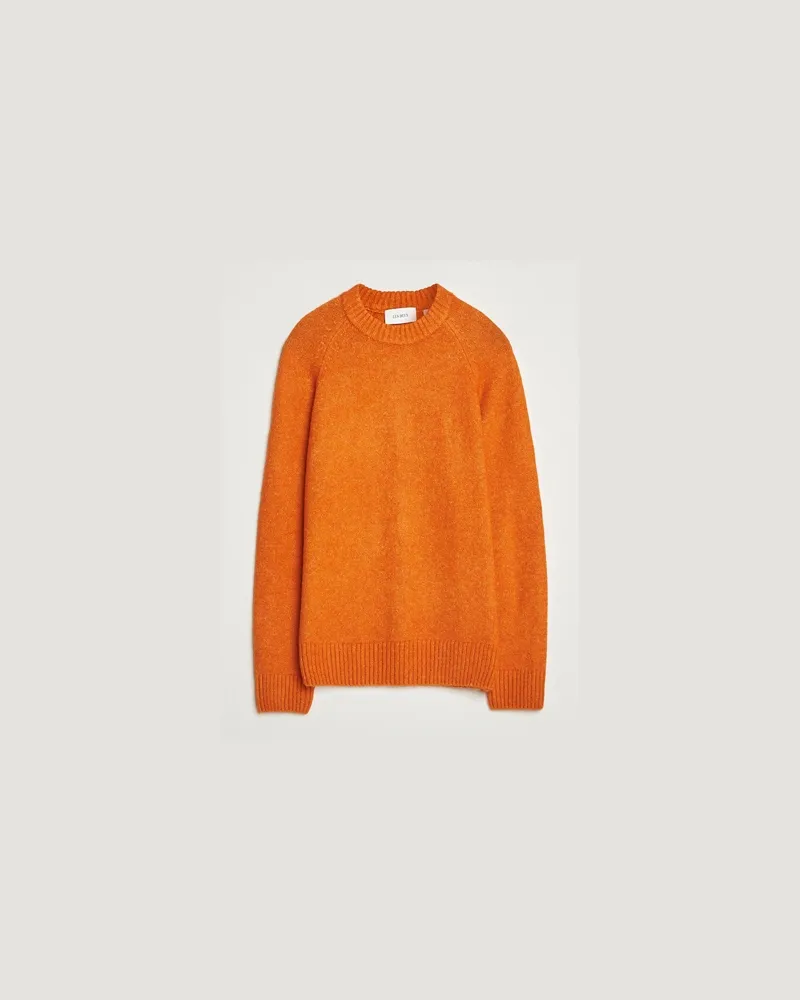 LES DEUX Gillbert Knitted Crewneck Gold Flame Orange
