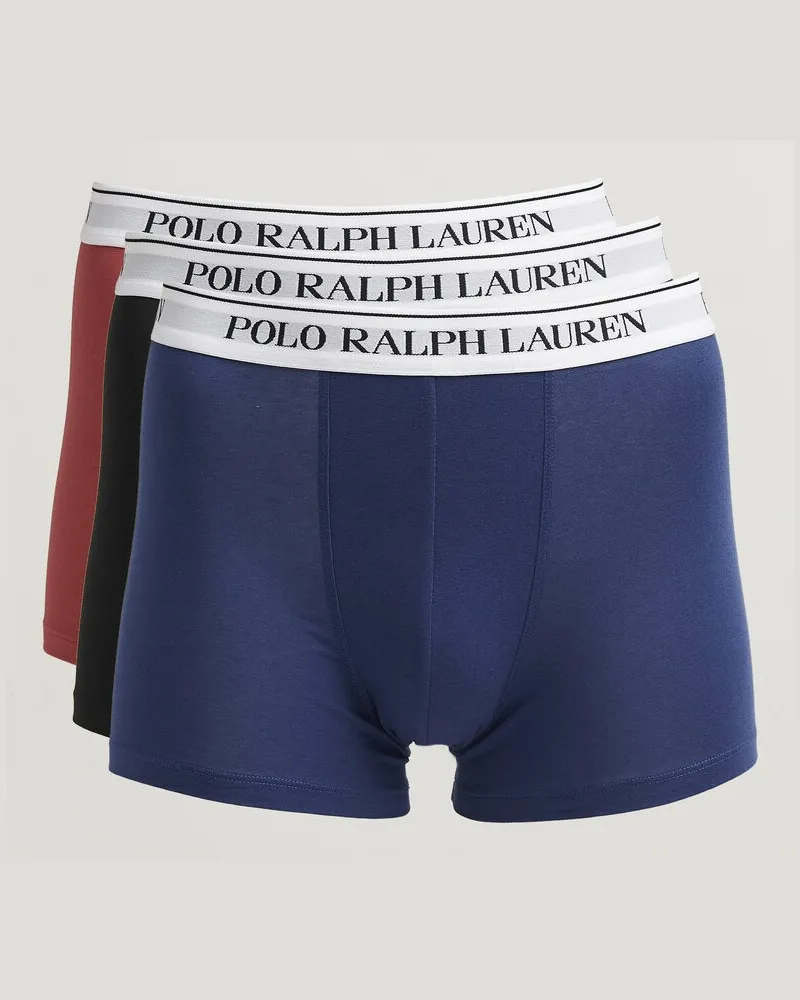 Ralph Lauren 3-Pack Trunks Black/Blue/White Mehrfarbig