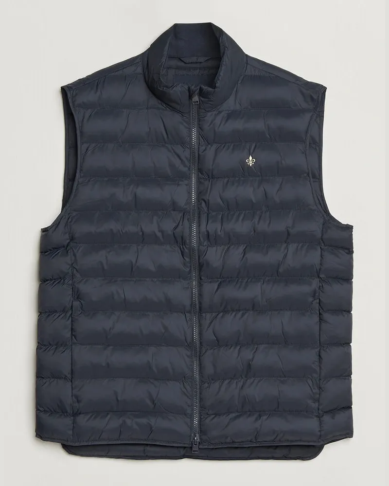 Morris Norfolk Liner Vest Blue Blau